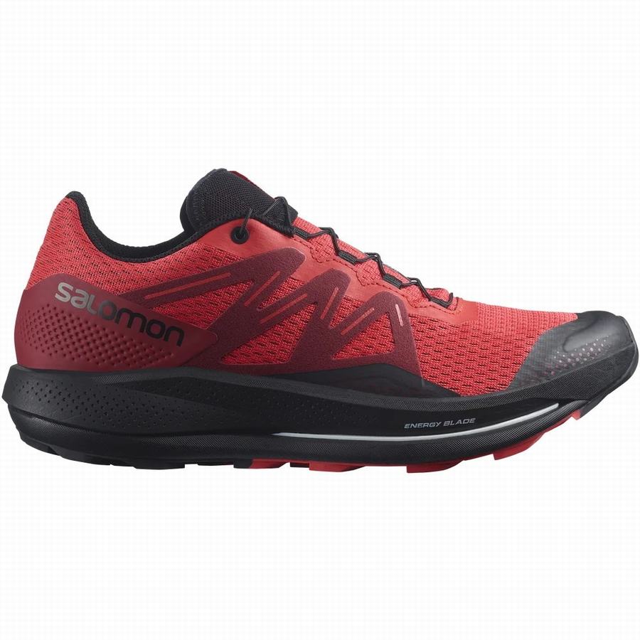 Salomon Pulsar Trail Trailová Bežecká Obuv Panske Červené |PQP3378RW|